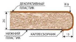 Дуб экспрессив скиф столешница